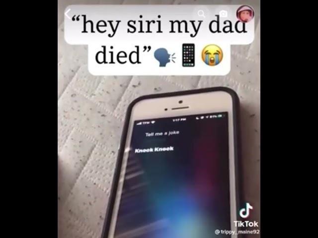 Hey siri my dad died #shorts