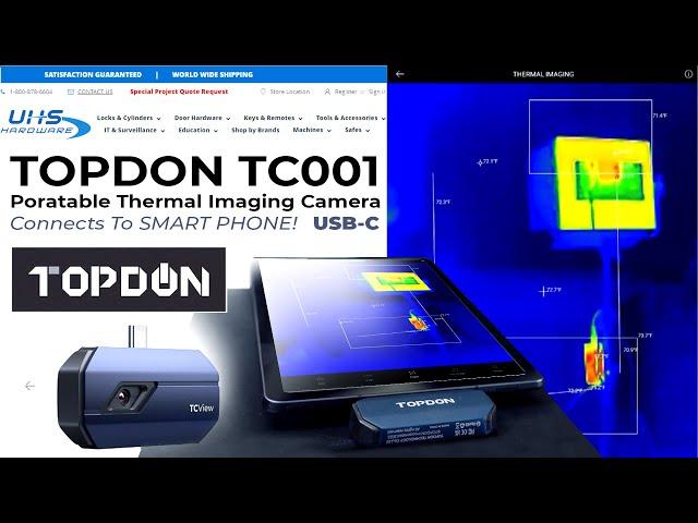 Smart Phone Thermal Imager How To Use TOPDON TC001 USB-C Android & Windows