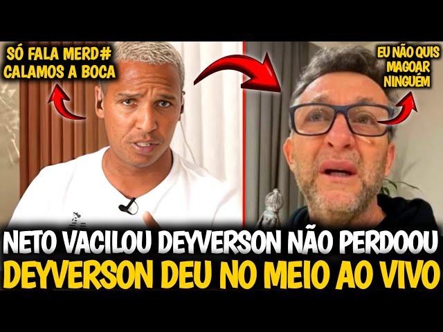 DEU RUIM PRO CRAQUE NETO| DEYVERSON DA NO MEIO E ALFINETA NETO APÓS PROVOCAÇÃO DO EX JOGADOR| Veja