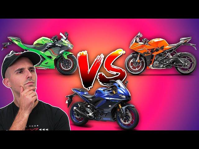 Yamaha R3 vs Ninja 400 vs KTM RC390 - Which is BEST?