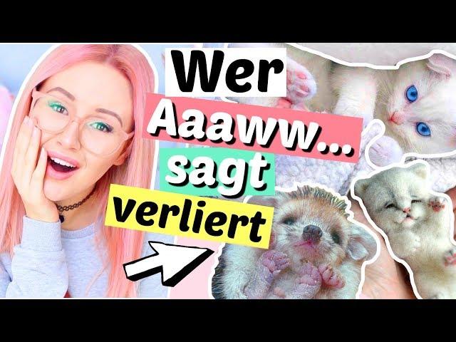 Wer AWWW sagt VERLIERT! Wer schafft es⁉️ | ViktoriaSarina