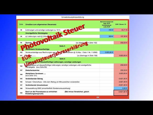 Photovoltaik Steuer - Teil 6 - EÜR und UsSt.-Jahresmeldung