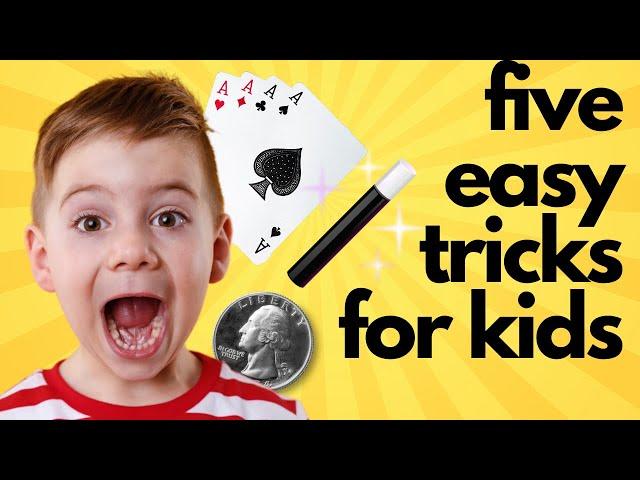 5 Easy Magic Tricks For Kids  #kidsmagictricks #magictricksforkids #easymagictricks