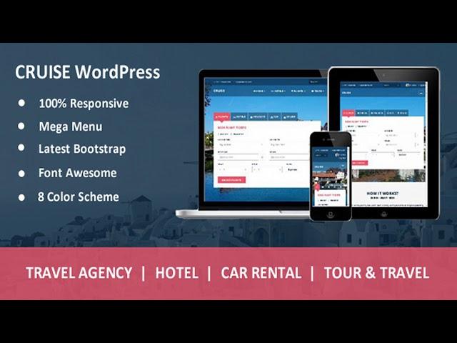 Cruise - Responsive Travel Agency WordPress Theme | Themeforest Website Templates and Themes