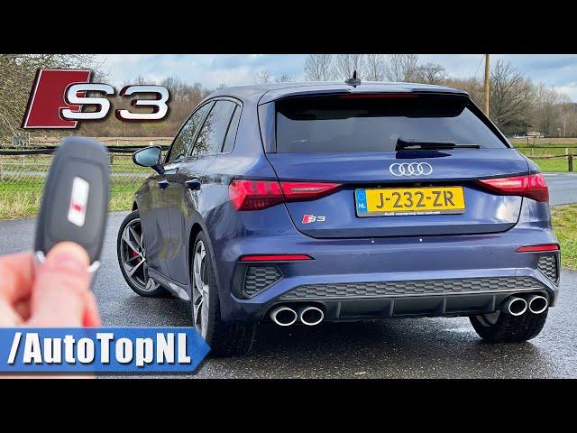 2021 AUDI S3 8Y REVIEW on AUTOBAHN [NO SPEED LIMIT] by AutoTopNL