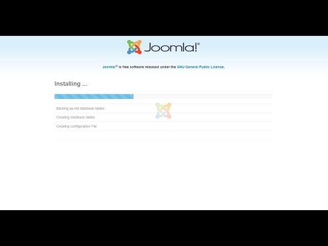 Fixing Error Joomla 3x : Joomla is still installing