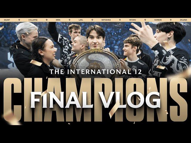 TEAM SPIRIT: THE INTERNATIONAL 12 FINAL VLOG. TEAMSPEAK.