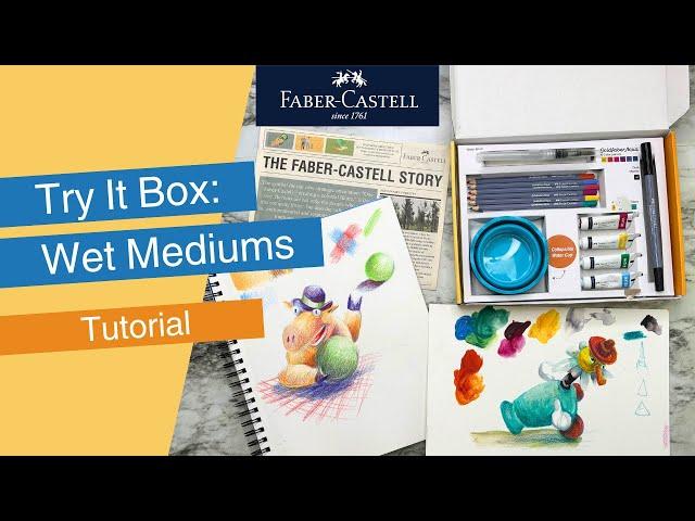 Watercolor Painting Tutorial | A Look Inside the Creative Studio Wet Mediums Try It Box