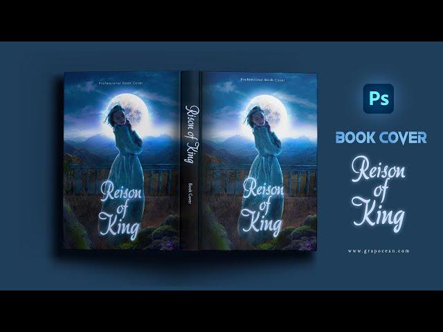 How to create Book cover design professionally | Adobe Photoshop Tutorial