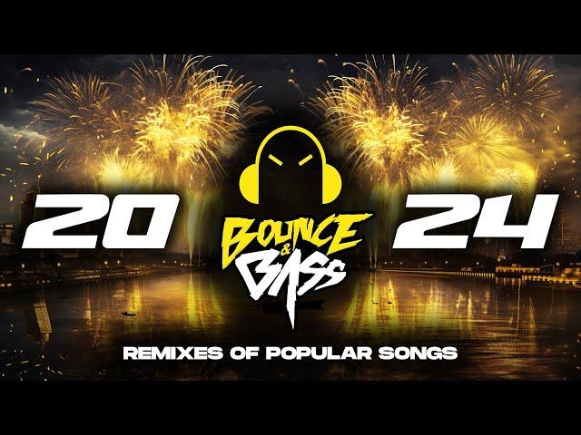 New Year Mega Mix 2024  Best EDM Remixes of Popular Songs  [Techno, Bounce, Tech House] - Bass Mix