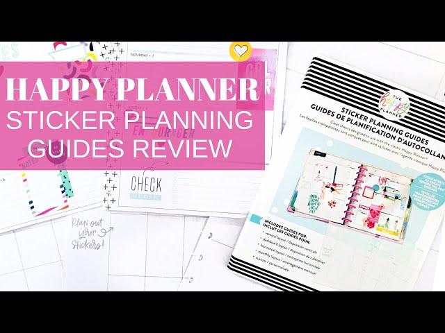 HAPPY PLANNER STICKER PLANNING GUIDES REVIEW