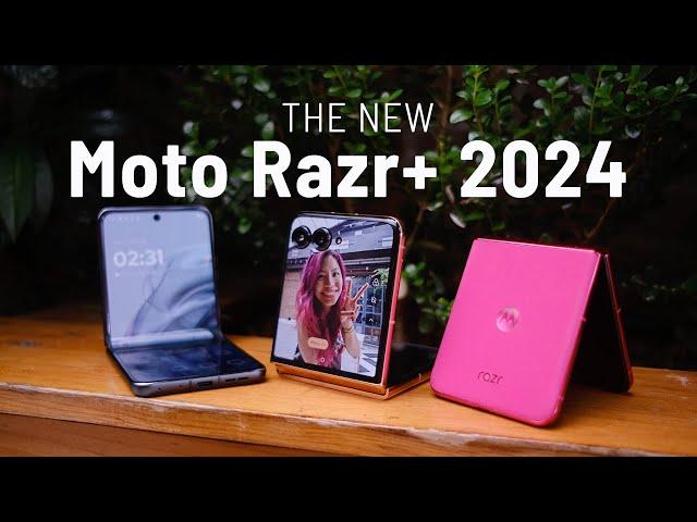 Moto Razr+ 2024 HOT PINK unboxing & first look!