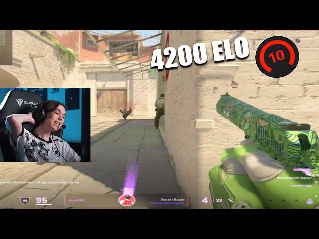 donk IS EASILY DESTROYING 4200 ELO FACEIT PLAYERS!!