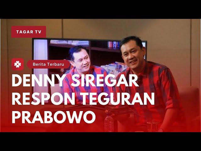 Fadli Zon Ditegur Prabowo, Denny Siregar: Langsung Pecat, Bikin Malu Aja