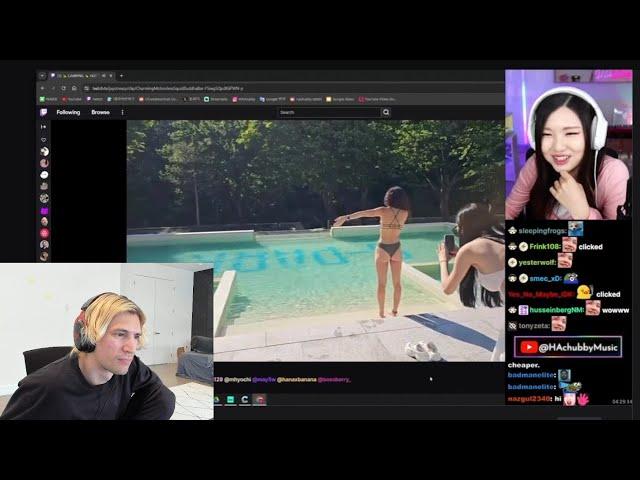 xQc reacts to HAchubby reaction to sub-only Twitch VODs