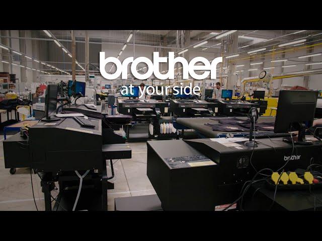 Brother direct-to-garment printer in massproduction