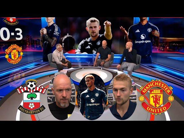 MOTD Southampton vs Man United 0-3 Review Man UTD's Performance Fantastic | All Interview Analysis