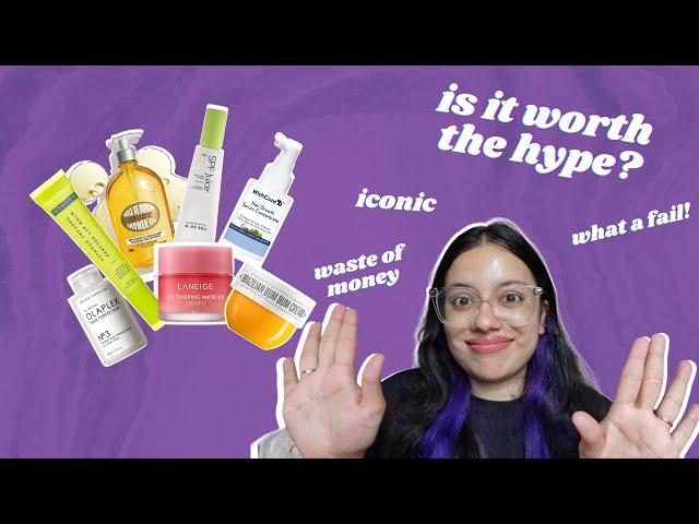 Trying VIRAL skincare products | Not Sponsored | Laneige, Hyphen, L’occitane, WishCare, COSRX