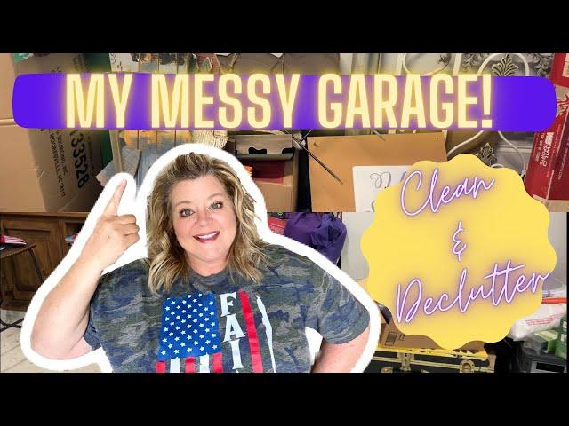 OUR GARAGE IS A MESS!! Garage Clean & Declutter Motivation!!