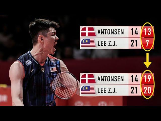 Lee Zii Jia's INSANE COMEBACK against Anders Antonsen