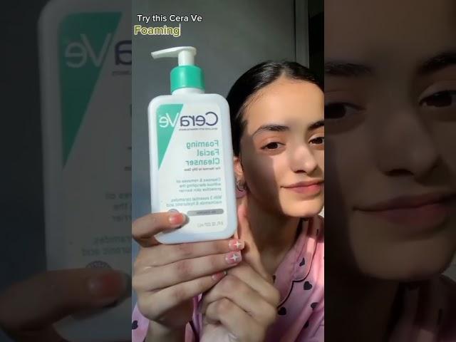 CeraVe foaming facial cleanser #skincare #skincareroutine #skinlove #