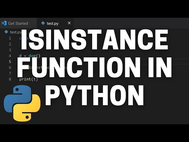 The IsInstance Function in Python to Determine Data Type - Python Tutorial