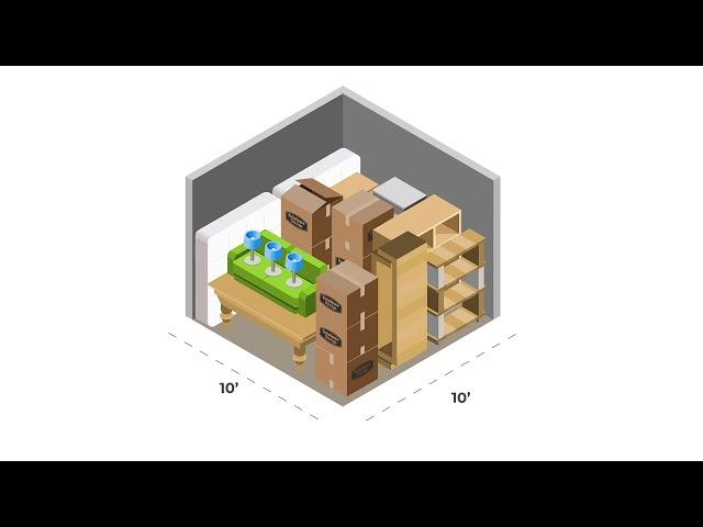 Extra Space Storage: Storage Unit Size Guide