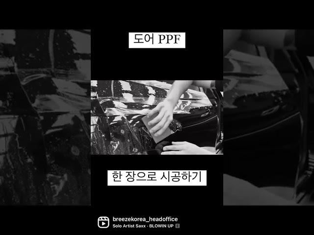 도어 PPF 한 장 시공이 가능할까요?