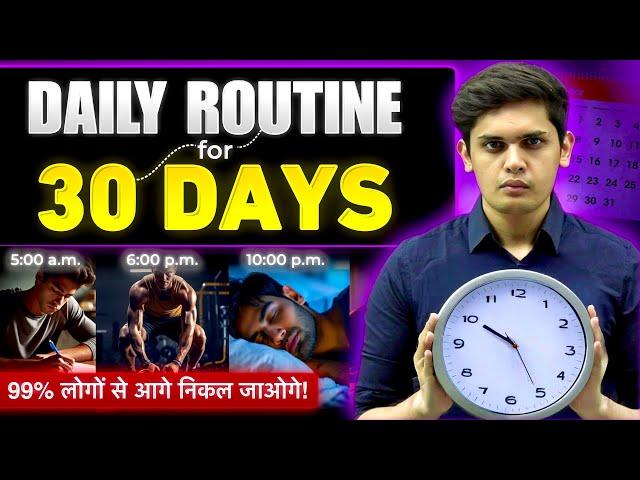 The Scientific Daily Routine for Students| Follow this for Next 30 Days| Prashant Kirad