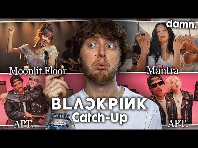 BLACKPINK CATCH-UP! (APT by ROSE, Moonlit Floor by LISA, Mantra by JENNIE | MV Reaction)