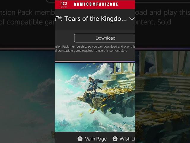 How to upgrade Zelda Tears of the Kingdom for Switch 2