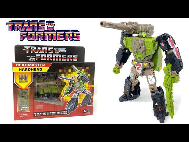 Transformers G1 Inspired Retro Reissue Headmaster HARDHEAD Review