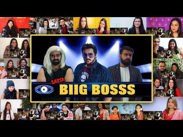 Sasta Biig Bosss | Parody of Big Boss | Ashish Chanchlani | Mix Mashup Reaction