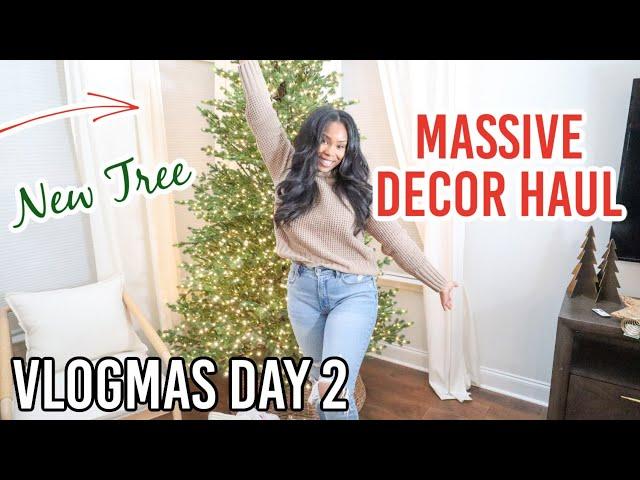 VLOGMAS DAY 2: OUR NEW CHRISTMAS TREE AND MASSIVE CHRISTMAS HAUL // LoveLexyNicole