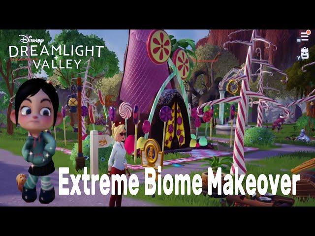 Extreme Biome Makeover Complete Vanellope DISNEY DREAMLIGHT VALLEY