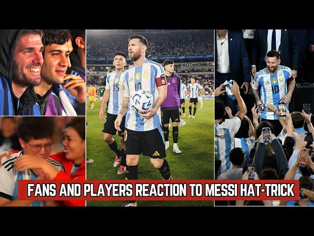 Argentina Fans Crazy reaction To Messi Hat-Trick | MESSI MESSI