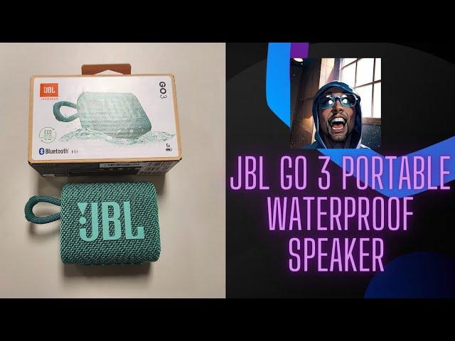 JBL GO 3 waterproof speaker review