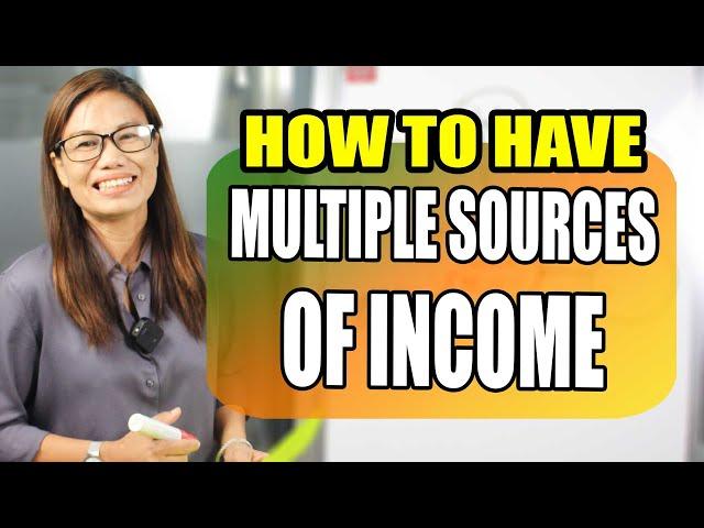 HOW TO HAVE MULTIPLE SOURCES OF INCOME