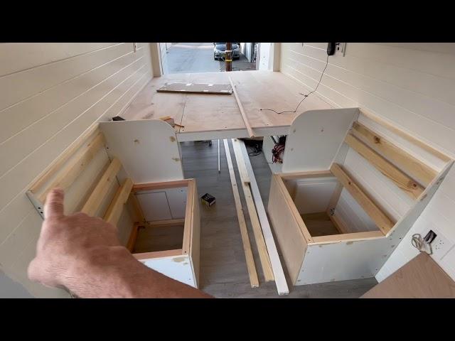 Van Build | Building a bed frame and seats