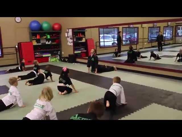 Martial Arts Kids Class Example (Age 4-6)