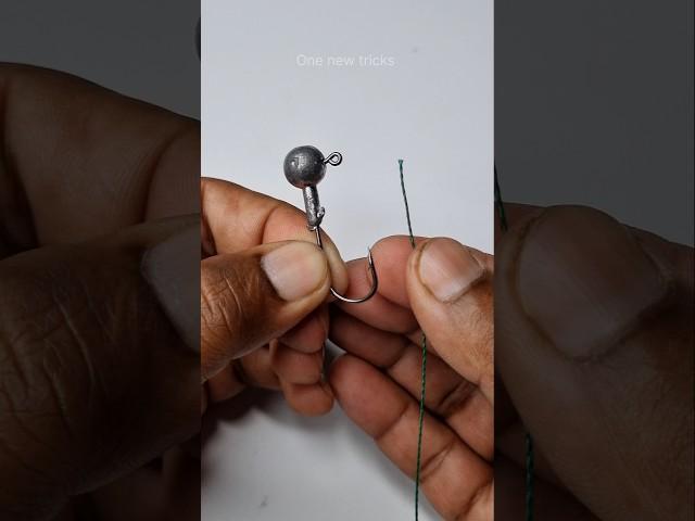 How to Tie a Jig Head Hook Knot Like a Pro! (Easy & Strong) #hook #fishing #tutorial
