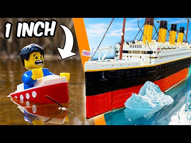 I tested the SMALLEST vs BIGGEST Lego boats!