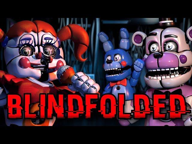 Is It POSSIBLE to BEAT Five Nights at Freddy's Sister Location BLINDFOLDED (ft. @AstralSpiff)