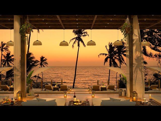 Beachside Summer Serenade ️ | Smooth Jazz Ambience at Sunset | Relax and Drift into Slumber