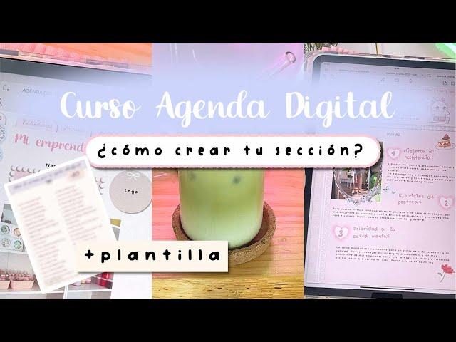 Prepara tu agenda digital  Cómo crear tus secciones en la agenda | Curso HardPeach