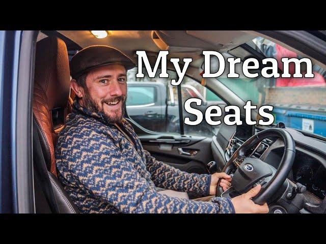 The Comfiest Van Seat I've Ever Used | Upgrading my Camper Van Seats