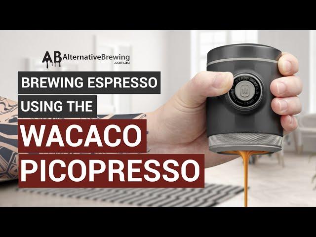 Brewing Espresso with the Wacaco Picopresso