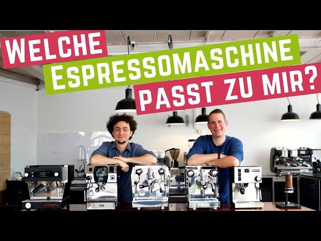 Welche Espressomaschine passt zu mir?