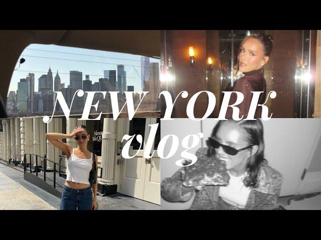 new york vlog: fashion week, US open, EO x Dudley's dinner, & more!