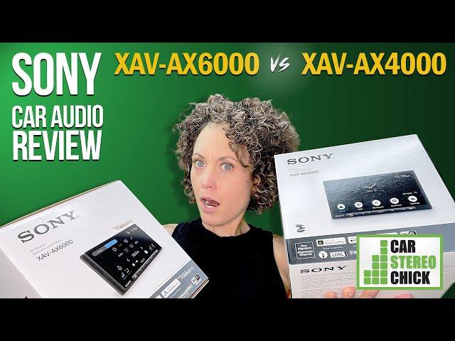 Sony XAV-AX6000 vs Sony XAV-AX4000 Review -  Side by Side Comparison + Features Explained